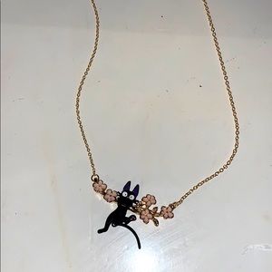 Cute hanging cat necklace :)